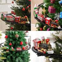 ราคา ของเล่นรถไฟคริสต์มาส ชุดรถไฟงานรื่นเริงพร้อมรางสําหรับแขวนบนต้นคริสต์มาส (49752415637)