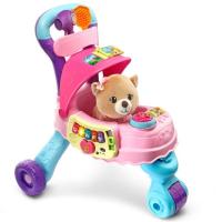 ราคา รถเข็นตุ๊กตา VTech Cutie Paws Puppy Stroller With Plush Puppy and Accessories (23565876407)