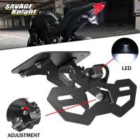 ราคา Mo MT 03 R3 LED Light License Plate Holder For YAMAHA YZF R3 R25 MT25 MT03 Adjustable Fender Eliminator MT03 Motorcycle (29417213341)