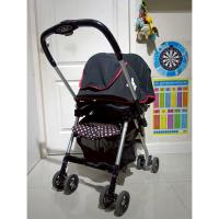 ราคา รถเข็นเด็ก Melody Moon Baby Japan สีดำลายจุด ลายมิกกี้เม้าส์ สภาพดี ไม่มีตำหนิ (43226813978)