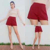 ราคา กางเกงขาสั้น สีเลือดหมู ผ้าฮานาโกะ ลดอีก 100 บาท เมื่อช็อปครั้งแรก สอบถามได้ในแชทจ้า (1341515779)