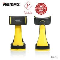 ราคา REMAX RM-C15 In Car Phone Holder 360 องศา Rotation Windscreen Dashboard (Black & Yellow Colour) (23443389650)