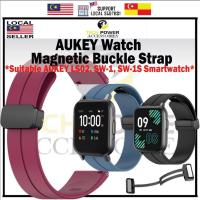 ราคา AUKEY LS02, SW-1, SW-1S สมาร์ทวอทช์ Magnetic Buckle Silicon Strap / Tali Jam Magnetik 20/22MM UNTUK AUKEY Smartwatch (47358315351)