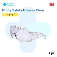 ราคา [Cloud Farmasi] 3M 1611 Utility Safety Glasses Clear/Visitor Over Spectacle Clear [[1pc]] (53953545840)
