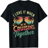 ราคา Family Cruise 2025 I Love It When We_Re Cruisin_ Together เสื้อยืด Unisex (58111143025)