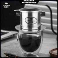 ราคา One Two Cups Vietnam Drip Coffee Filter Pot 120ml 7Q - ON-7Q (51961207672)