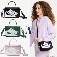 ราคา [สินค้าพร้อมส่ง]✨NEW✨กระเป๋ากล่อง Nike Mini Shoe Box Cross-Body Bag (3L) ของแท้100%‼️3สี : สีดำ / สีเขียว / สีม่วงอมชมพู (25325049695)