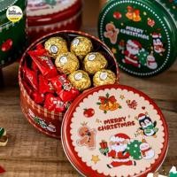 ราคา กล่องคุ้กกี้เหล็ก กล่องขนม กล่องเหล็กใส่คุ้กกี้คริสต์มาส 1 ใบ (25288458587)
