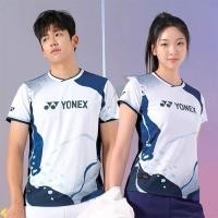 ราคา เจอร์ซีย์แบดมินตันสำหรับผู้ชายและผู้หญิง เสื้อยืดสำหรับกีฬา สวมใส่สบาย เหมาะสำหรับการเล่นกีฬาและการสวมใส่ในชีวิตประจำวัน (52508563001)