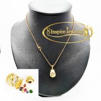 ราคา INSPIRE JEWELRY สร้อยคอยาว 18 นิ้ว พร้อมจี้ถุงทองฝังเพชรเม็ดหนึ่ง และด้านในถุงทองใส่พลอยนพเก้าเสริมดวงเรียกทรัพย์ (7878744681)