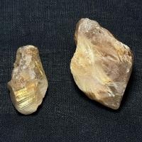 ราคา ก้อนไหมทอง&ไหมขนกระต่ายดิบ(Golden Rutilated Quartz & Rabbit Hair Quartz) (57359069418)