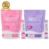 ราคา คอลลา ซิงค์ มิกซ์ Colla Zinc Mixedซองม่วง+ คอลลา มิกซ์ Colla Mixed คอลลาเจนกรอกปาก ซองชมพู[ราคาต่อซอง] (18327263783)