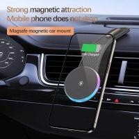 ราคา ▥ AIXXCO รถผู้ถือโทรศัพท์ Magnetic Wireless 15W Fast CHARGING Car Charger สําหรับ Iphone 16 15 (43368912150)