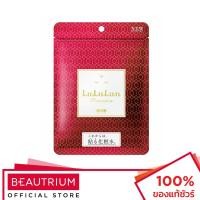 ราคา LULULUN Face Mask Precious Red มาส์กแผ่น 7sheets (23916398576)