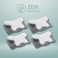 ราคา Zen Balance หมอนหนุน หมอนสุขภาพ หมอนเพื่อสุขภาพ หมอนเย็น หมอนเมมเมอร์รี่โฟม รุ่น Cool Sleep 4 ใบ (41520948533)