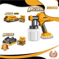 ราคา INGCO เครื่องพ่นสี กาพ่นสี แบตเตอรี่ไร้สาย 20V รหัส CSGLI2003(แทนCSGLI2001) ตัวเปล่า/ครบชุด (9045529879)