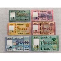 ราคา ธนบัตรรุ่นเก่าของประเทศเลบานอชนิด1000-100000 ปี2011-2020 ยกชุด6ใบUNC (17393917650)
