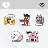 ราคา Cute Speed Sponge Patrick Diecut Meme Sticker (50311297554)