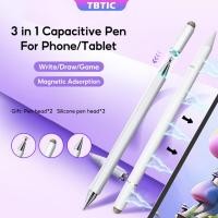 ราคา 3 in 1 Stylus pad ดินสอสําหรับ iPad Android iPhone แท็บเล็ต Matepad โทรศัพท์ Samsung Tab Capacitive หน้าจอสัมผัสปากกาวาด (29088270435)