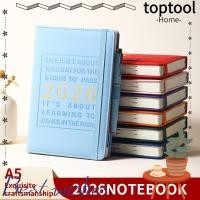 ราคา TOPTOOL 2026 Schedule Book, สมุดบันทึก A5 คู่มือประสิทธิภาพ, พร้อมปฏิทินภาษาอังกฤษ To Do List Notepad โรงเรียนอุปกรณ์สํานักงาน (58153298480)