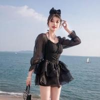 ราคา พร้อมส่งจากไทย Bikini onepiece ชุดว่ายน้ำวันพีช สไตล์เกาหลี น่ารักฟรุ้งฟริ้ง swimsuit ชุดว่ายน้ำญี่ปุ่น (986804) (23926211784)