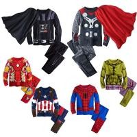 ราคา ชุดเสื้อผ้าการ์ตูนเดอร์แมนและไอรอนแมนสำหรับเด็กชาย พร้อมเสื้อยืดและกางเกง (45508883659)