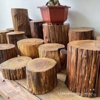 ราคา ไม้เนื้อแข็งตอไม้ Log Stump ไม้ Stump ดอกไม้ขาตั้งฐาน Lonely Wind เครื่องประดับไม้โต๊ะกาแฟ Root แกะสลักไม้ Stump สตูลต่ํา U1ST (46509833242)