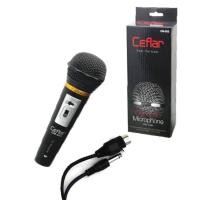 ราคา Microphone Ceflar With Cable ไมโครโฟน คุณภาพสูง แบบสาย รุ่น CM-003 มีปุ่มปรับระดับเสียง 3 ระดับ (Black) (6215608451)