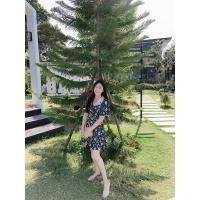 ราคา เดรสเขียวลายดอกเดซี่ (3593865843)