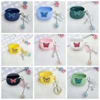 ราคา สําหรับ Huawei FreeBuds Pro 3 กรณี Freebuds pro ผีเสื้อหรูหราหูฟังซิลิโคนป้องกันฝาครอบพวงกุญแจ Freebuds pro2 (50309914628)