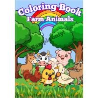 ราคา Farm Animals Coloring Book (50707585025)