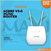 ราคา Tenda 4G680 V2.0 2.4GHz N300 ซิมการ์ด Wi-Fi เราเตอร์ไร้สาย 4G LTE VoLTE (9022343573)