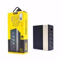 ราคา REMAX USB CHARGER 5PORT RU-U1 สีดำ (52753447275)