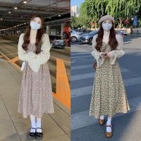 ราคา Styles_Unnie ✨พร้อมส่ง✨ D051 เดรสยาวลายดอกสไตล์เกาหลี มี 2 สี (13163997602)