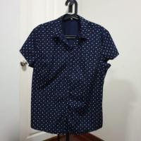 ราคา เสื้อเชิ้ตสี Navy Blue ลายดาว ของ AIIZ แท้ (2858633906)