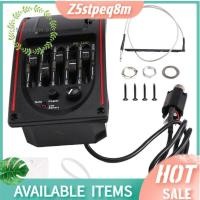 ราคา 5-Band Tone Controls EQ Equalizer Tuner PS-500 5-Band กีตาร์อะคูสติก EQ Preamp Equalizer Pickup กีตาร์อะคูสติก (48808795389)