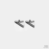 ราคา Silver Convex Square Cufflinks - กระดุมข้อมือสี่เหลี่ยมนูนสีเงิน (22661584047)