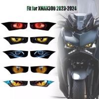 ราคา Fit for 2023 - 2024 YAMAHA XMAX300 Motorcycle Accessories Headlight Protector Sticker X-MAX300 XMAX (45754156673)