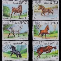 ราคา W25 แสตมป์ลาวใช้แล้ว ชุด Horses ปี 1983 ประเทศลาว ใช้แล้ว สภาพดี จำนวน 6 ดวง ครบชุด (7638175243)