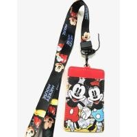 ราคา สายคล้องคอ สายคล้องบัตร ที่ใส่บัตร ซองใส่บัตร ที่ใส่บัตร พร้อมสายคล้องคอ ลาย Mickey mouse and Minnie mouse มิคกี้ (5237889050)
