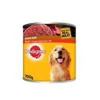 ราคา [สินค้าส่งด่วน] เพดดิกรีอาหารสุนัขกระป๋อง เนื้อ 700ก. PEDIGREE DOG FOOD BEEF (CAN) 700G (58109591746)
