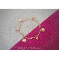 ราคา สร้อยข้อมือนาคแท้ หนัก 2 สลึง (45210475919)