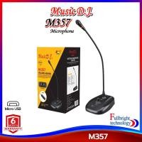 ราคา ไมโครโฟนตั้งโต๊ะ Music D.J. รุ่น M357 Microphoneไมโครโฟนตั้งโต๊ะไมโครโฟนสำหรับประชุมปรับความถี่ได้ (13774192516)