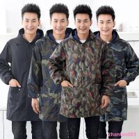 ราคา Mivan Preferred ขนแกะเสื้อผู้ใหญ่ชาย Workwear กันน้ํา Oil-Proof หนาห้องครัวในครัวเรือนแฟชั่นผ้ากันเปื้อนแขนยาวสวมใส่ด้านนอกฤดูหนาว (48458200023)