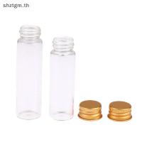 ราคา SHZTGM 10 ชิ้น 5/7/10/14/18/20ML ขวดแก้วขวดแก้วขนาดเล็กปิดผนึกขวด Wishing ขวด TH (41430893581)