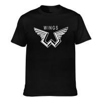 ราคา ออกแบบใหม่ Paul Mccartney Wings Logo เสื้อยืดตลกผู้ชาย (54210780349)