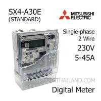 ราคา Mitsubishi ของแท้ Digital Watthour Meter รุ่น SX4-A30E 1P 2W 5-45A มิเตอร์วัดการใช้ไฟแบบดิจิตอล (26919163216)