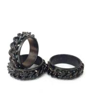 ราคา แหวนโซ่ แหวนโซ่ดำ แหวนหมุนได้ แหวนโซ่หมุนได้ แหวนผู้ชาย ring chain สแตนเลสแท้ (งานเลสแท้) stainless 316l (18620089838)