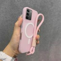 ราคา (Bestseller) แม่เหล็กสําหรับ Realme C75 C75X C73 C71 C63 C65S C61 4G 5G เคสโทรศัพท์ 2-in-1 รวมทุกอย่าง Anti Drop ใหม่ปลอกสร้อยข้อมือสีทึบ (29342836699)