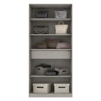 ราคา Koncept Furniture ตู้เสื้อผ้า ชั้นเก็บของ OP-C ขนาด 100 ซม. สีขาว&กระจกชาดำ รุ่น BLOX 19210457